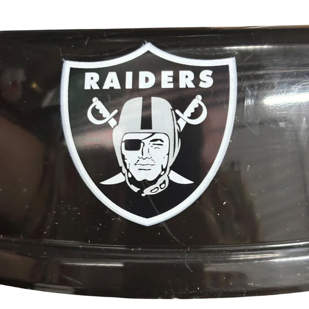 NFL Las Vegas Raiders Pets‎ First Dog Bowl Black Melamine Non-Slip NFLNA10075